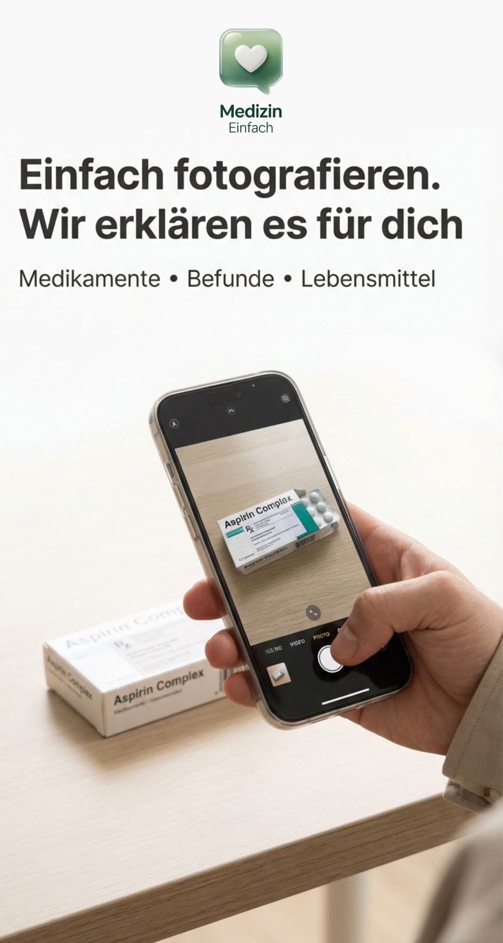 Produkt fotografieren und auf Verträglichkeit prüfen